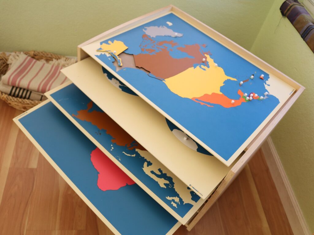 Montessori and maps of the world